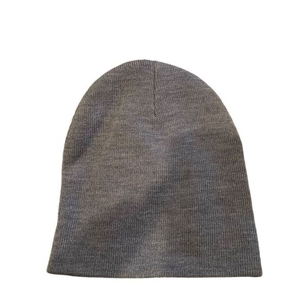 Carhartt Mens Rib Knit Beanie OS Gray Acrylic Gorpcore Stretchy Outdoors Active - Picture 2 of 5